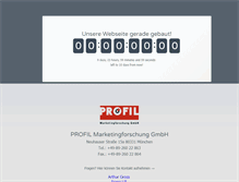 Tablet Screenshot of profil-marketingforschung.de
